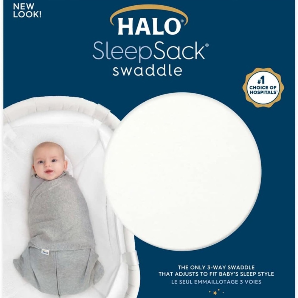 Halo SleepSack Swaddle in White